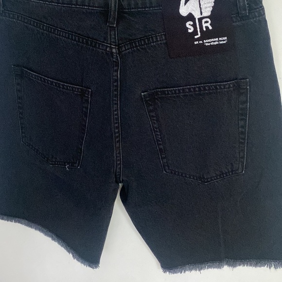 (A55) Sandrine Rose Black Short Shorts, Size 30, NWT - Picture 12 of 15